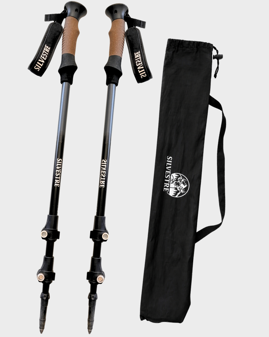 Bastón de Trekking Silvestre Par Ajustable
